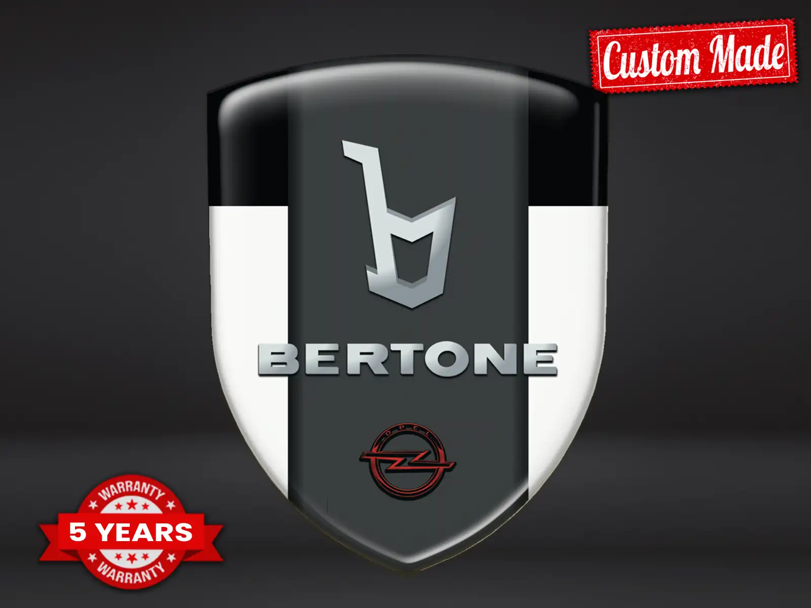 Bertone Vinylaufkleber Auto Robust Hochwertig Pro